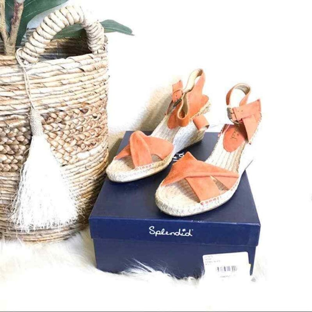 Splendid Fairfax Espadrille Sandal Wedges NIB  Size 8